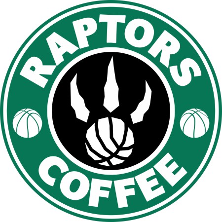 Toronto Raptors Starbucks Coffee Logo iron on paper